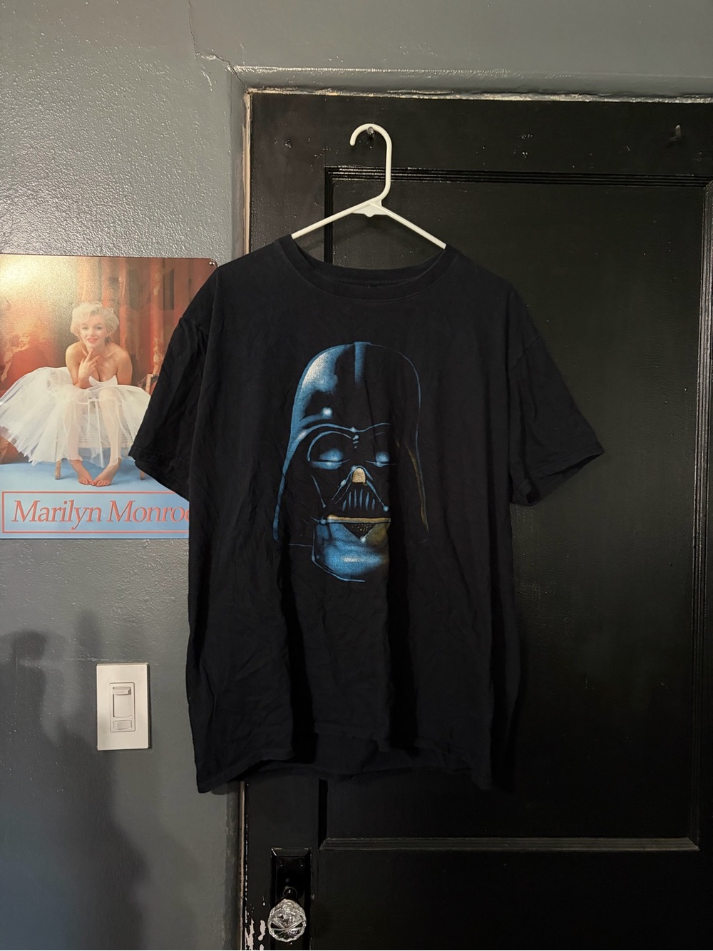 Mens Darth Vader Graphic Tee - Black